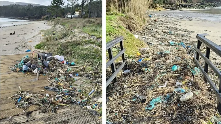 Estado da praia de Estorde