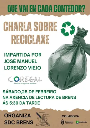 Charla reciclaxe en Brens