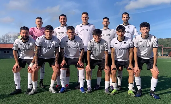 11 do CF Dumbria ante o Mino