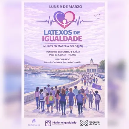 Latexos do 8M enMuros con Adisbismur