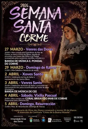 Semana Santa en Corme 2026