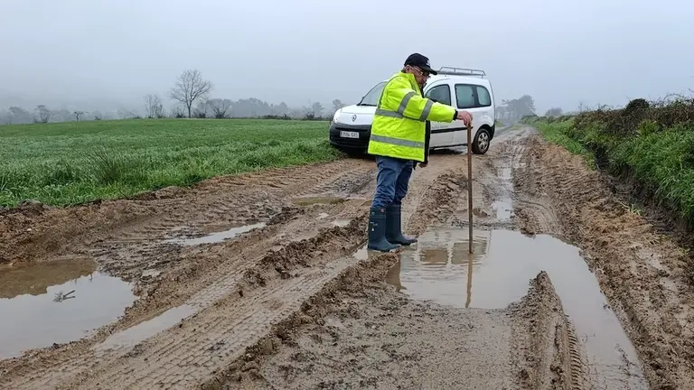 Caminos esfolados en Mazaricos 2
