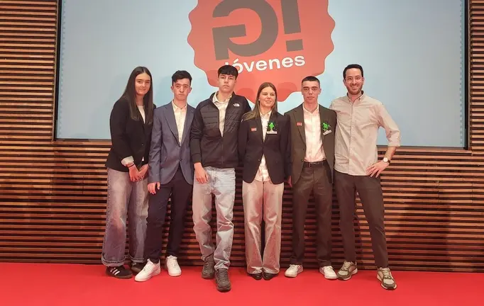 Alumnado do EFA Fonteboa no concurso coca cola