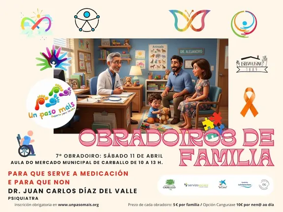 Obradoiro medicación familia Un paso mais