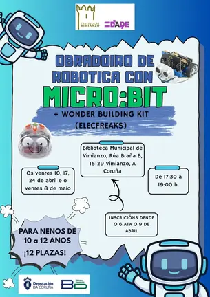 obradoiro de robótica en Vimianzo