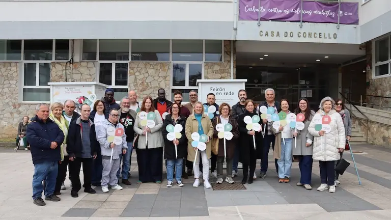 Inauguracion da exposicion do Feiron en Rede Carballo