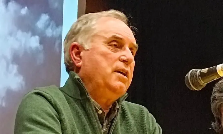 Vidal Romani nunha charla informativa sobre A Ruña