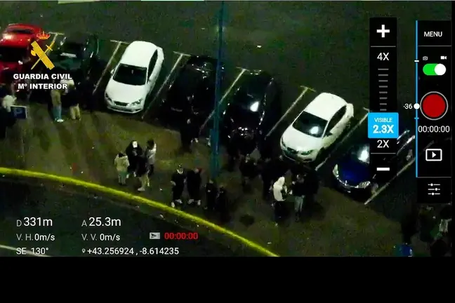 Concentracion coches Poligono Laracha 2