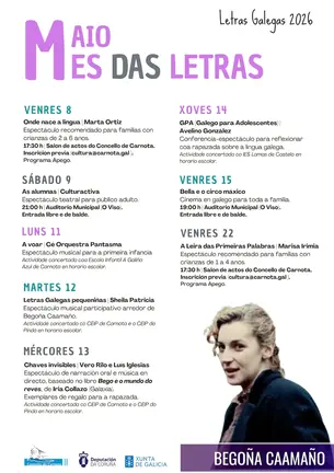 Cartel_Letras_Galegas Carnota 2026