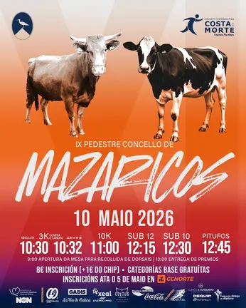 Carreira Correndo pola Costa da Morte en Mazaricos