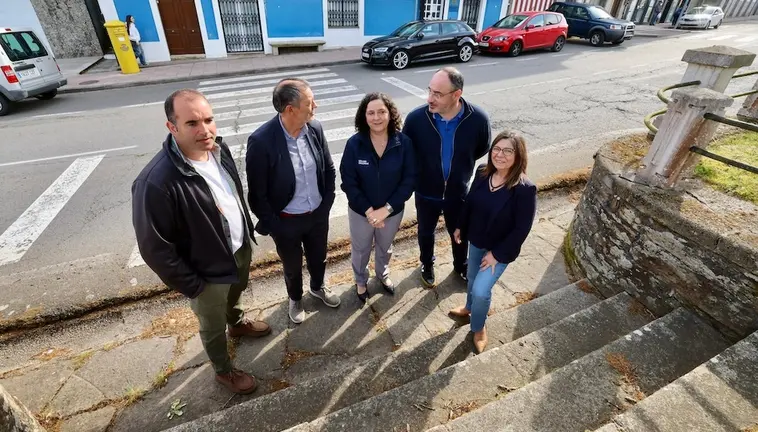 Visita institucional a Zas da Delegada da Xunta