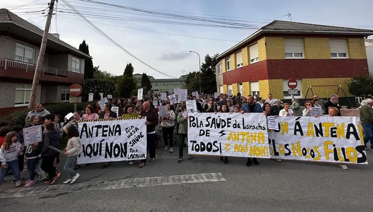 Manifestacion Antena Laracha