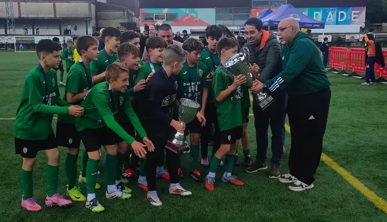 Xallas FC Campion COpa da Costa Alevin