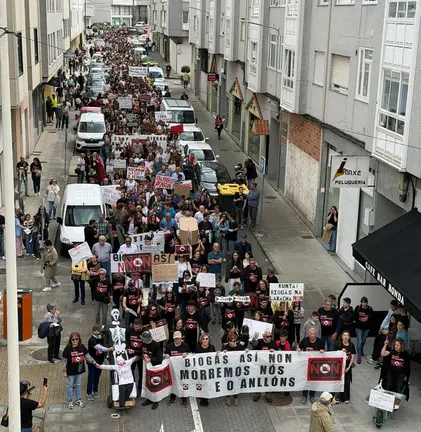 Manifestacion na Laracha Biogas Asi non-foto.Marocs Figueroa 2