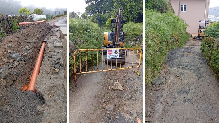 obras de saneamento en Baño-Muros