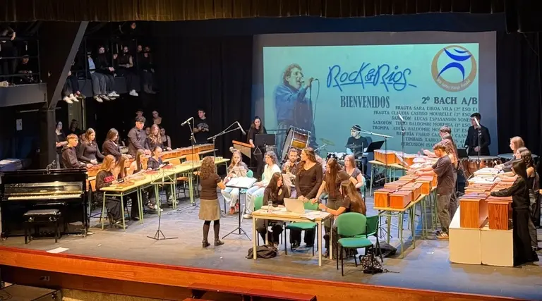 O IES Isidro Parga Pondal culminou unha máxica Semana da Música 2