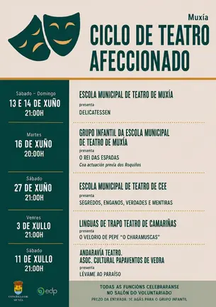 Muxía presenta o seu primeiro Ciclo de Teatro Afeccionado