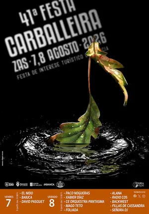 Cartel Festa da Carballeira de Zas 2026