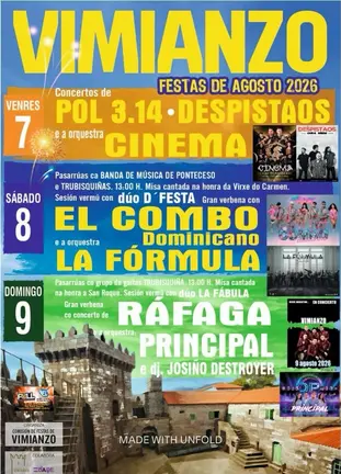 Festas de Vimianzo de agosto