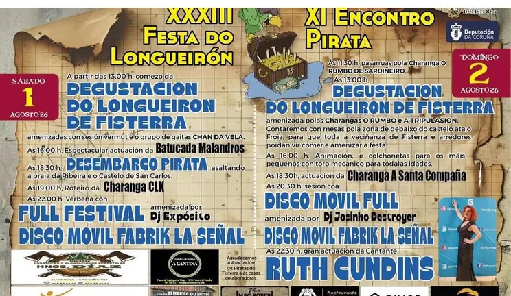 Festa do Longueiron e Encont4ro Pirata de Fisterra