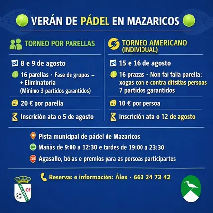 Torneo Padel Mazaricos
