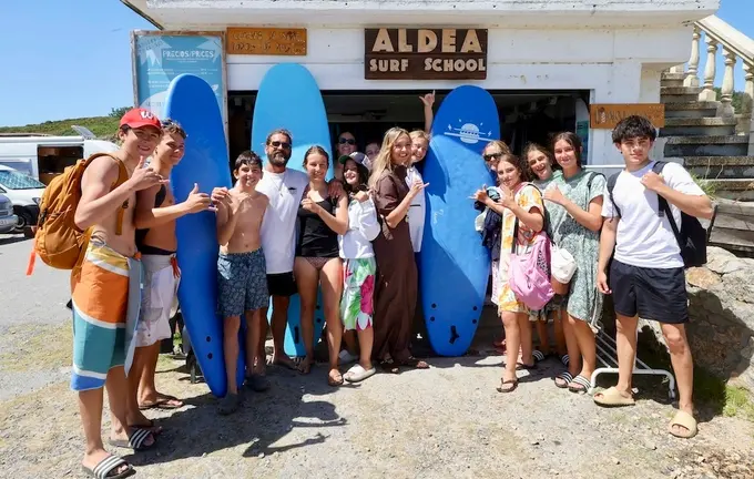 A Conselleira dende o SurfCamp de Nemina