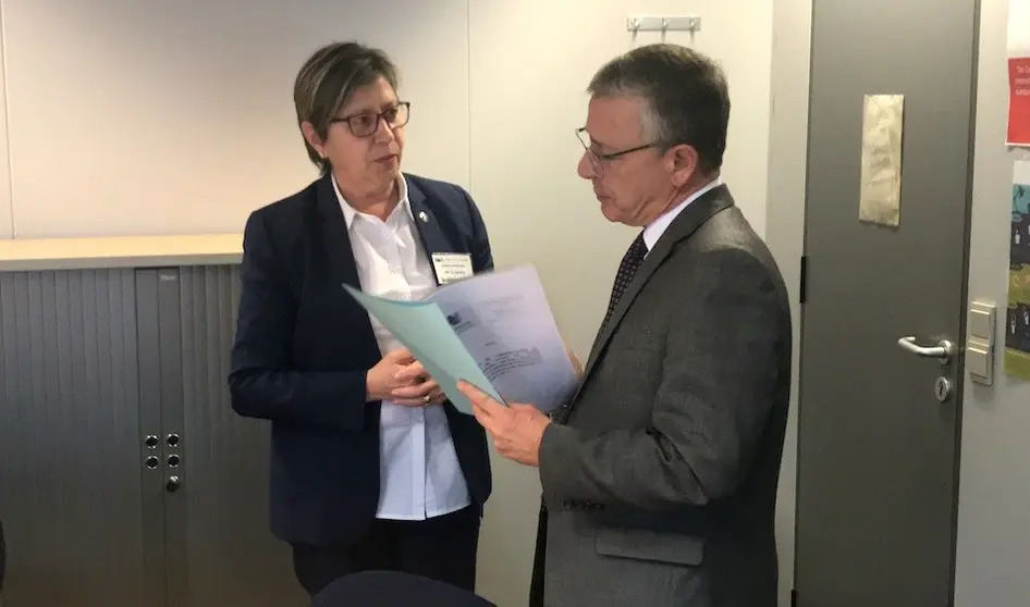 Rosa Quintana conselleira reunión joao aguiar