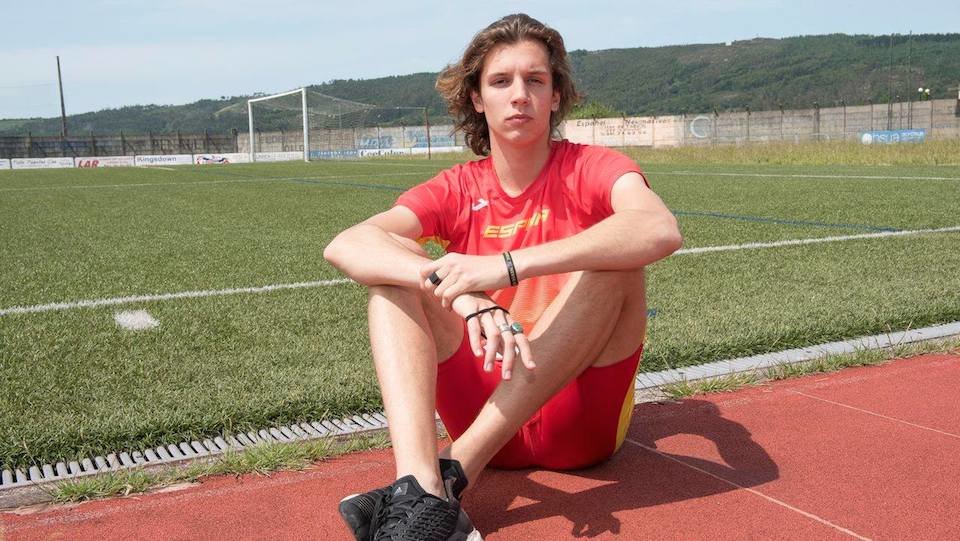 Elian Numa atleta de Cee e campion de Espana