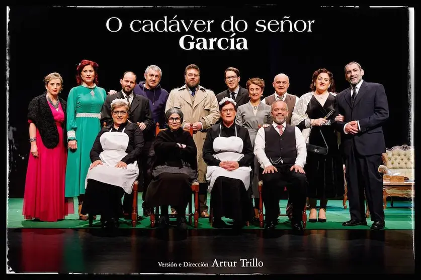 Escola de Teatro Municipal de Cee coa Obra O cadáver do señor García
