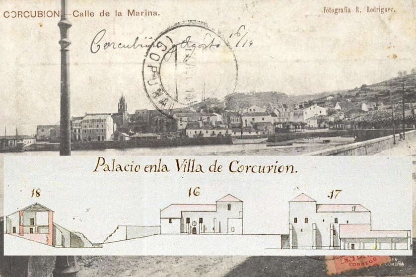 Montaxe historica de Corcubion