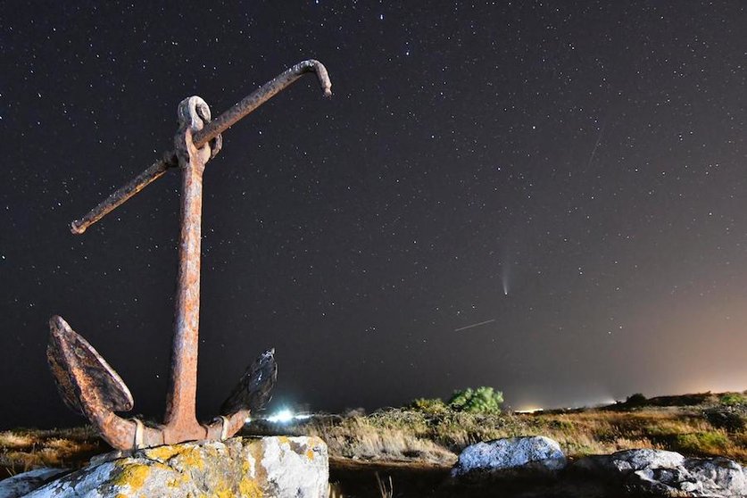 Cometa Neowise dende Muros-Foto-Manuel Maria Caamano Sendon