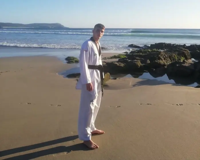 Samuel Méndez Leis na sua paria de Nemina
