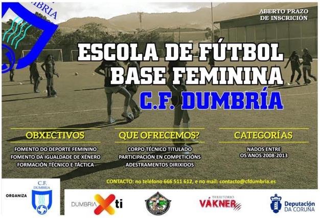 Escola de Futbol Base Feminino do CF Dumbria