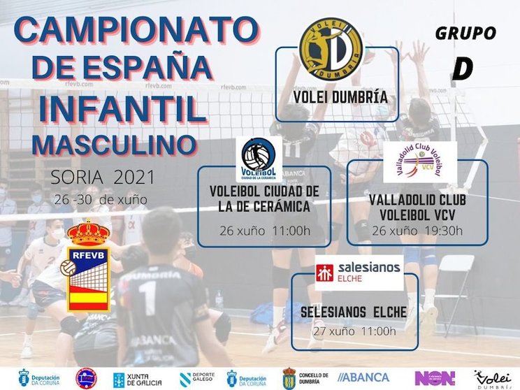 VOlei Dumbria Infantil Campionato de España de Soria 2021