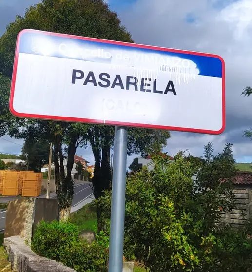 Acto vandálico Vimianzo