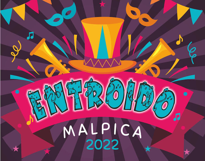 cartel entroido 2022 Malpica