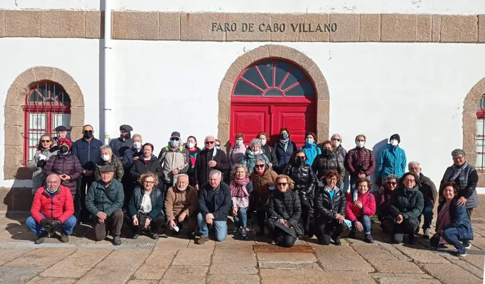 Instituto Estudos Bergantinans de ruta por Camarinas