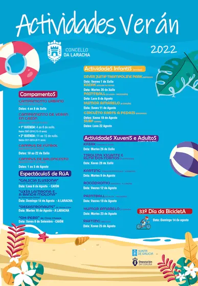 Programa Verán Cartel Laracha 2022