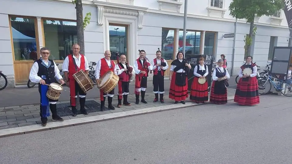 Galiza Celta de Delémont na Slow Up de Jura
