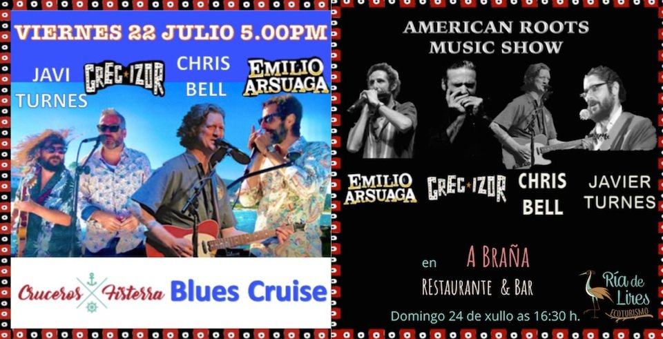 Blues na Costa con American Roots