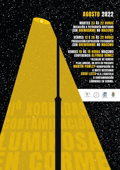 cartel Contaminación Luminosa Corme