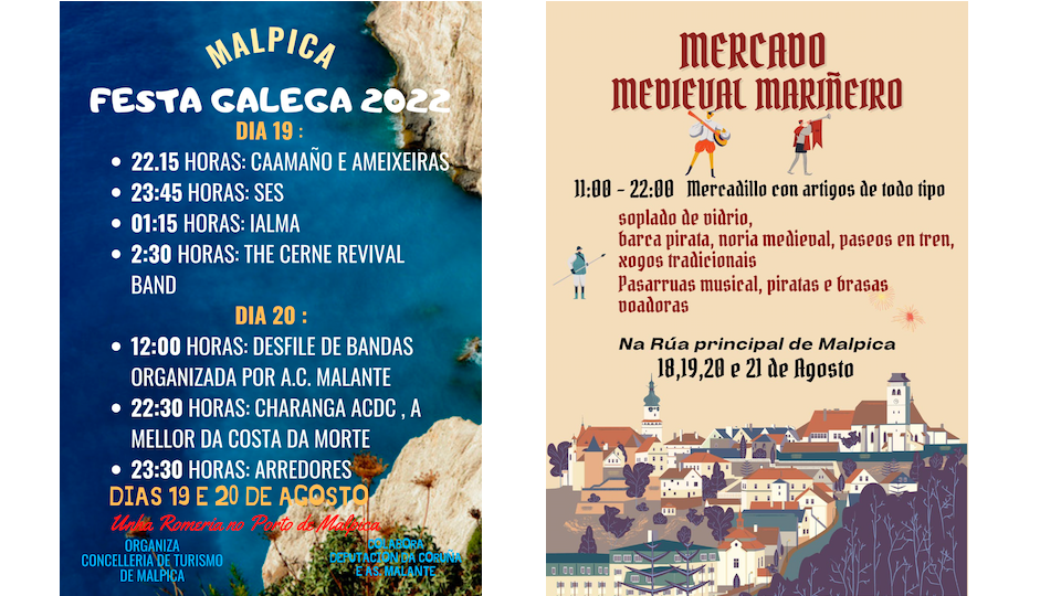 Festa Galega e Mercado Medieval Marineiro de Malpica 2022