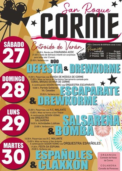 Festas de San Roque de Corme 2022