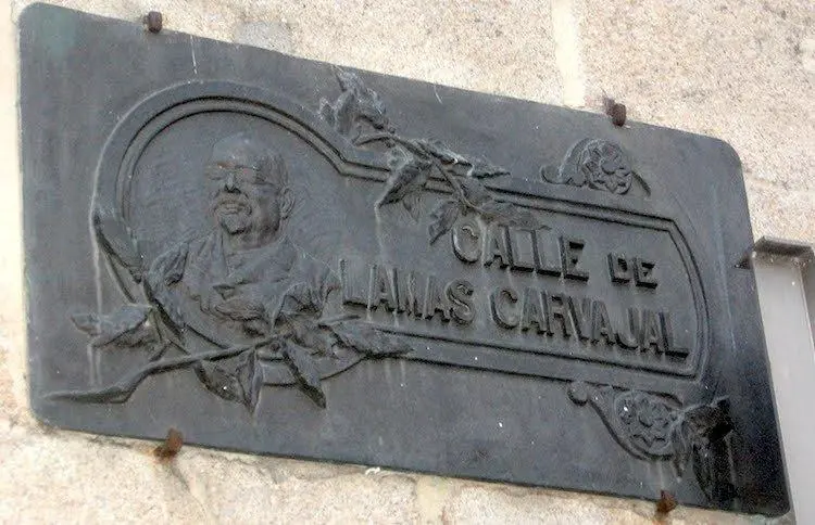 Rua de Lamas Carvajal 1849-1906 en Ourense