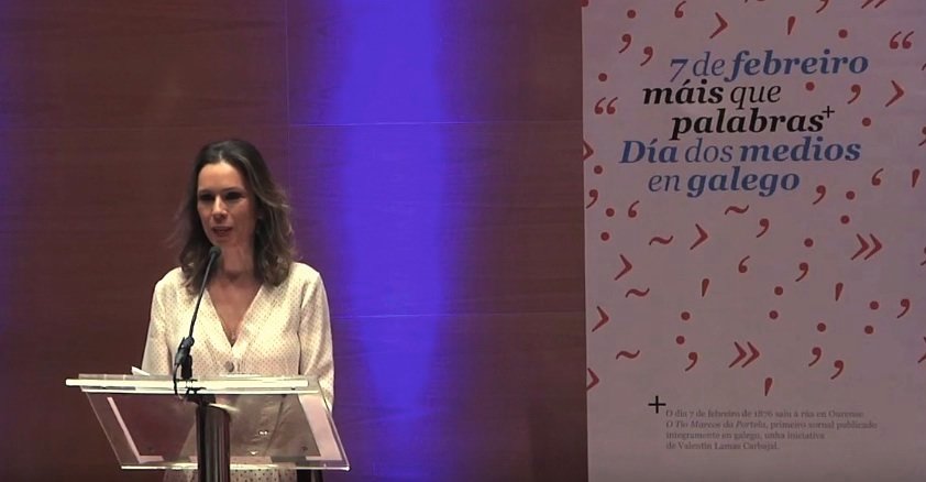 Monica Martinez presentou a Gala do Dia dos Medios en Galego 2019