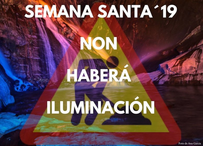 Non habera iluminacion nocturna na Fervenza do Ezaro na Semana Santa 2019