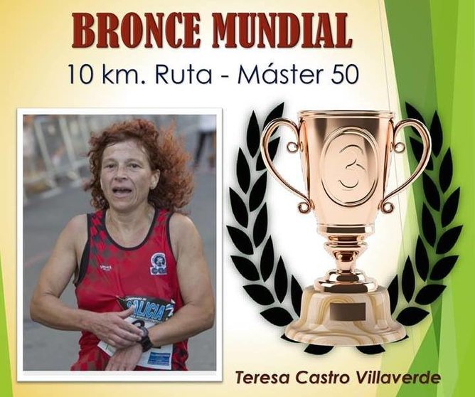 Teresa Castro bronce do Campionato do Mundo