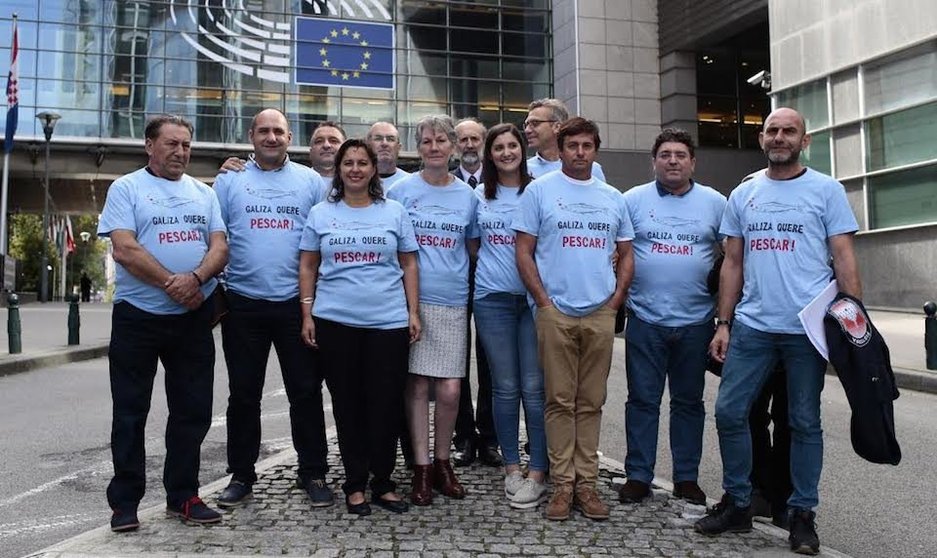 Comitiva da pesca artesanal galega invitada polo BNG a Bruxelas