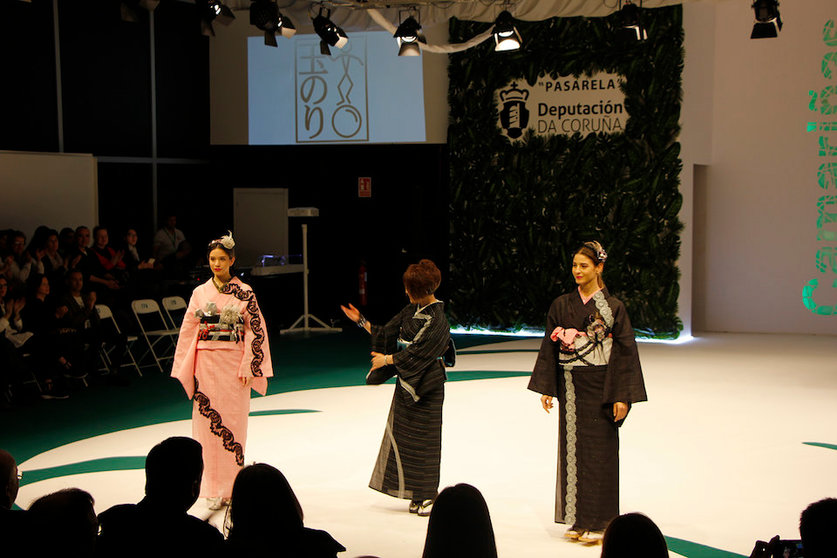 Kimonos de Noriko na Mostra do Encaixe