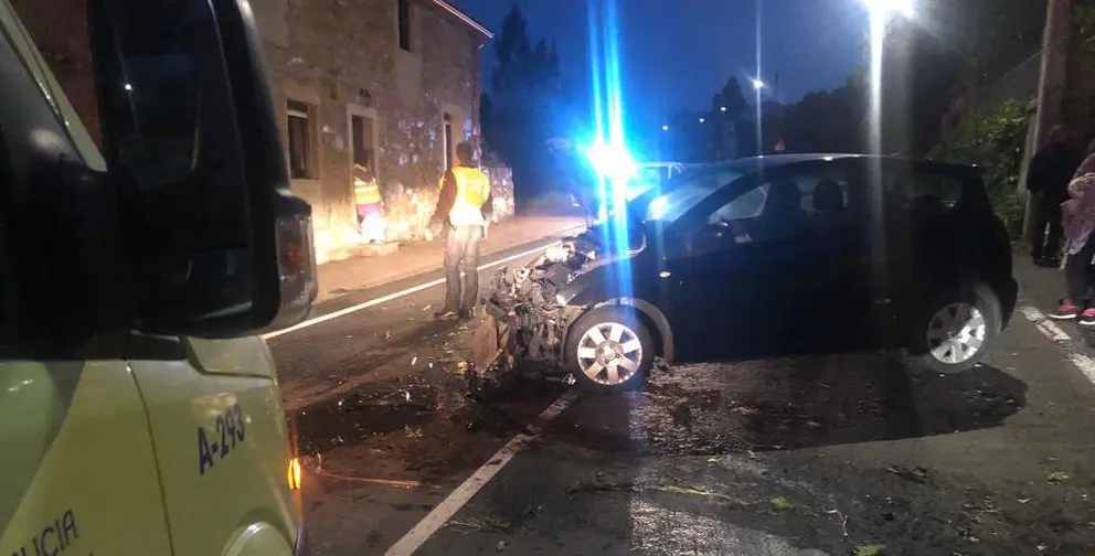 Accidente en Ponteceso e Cabana